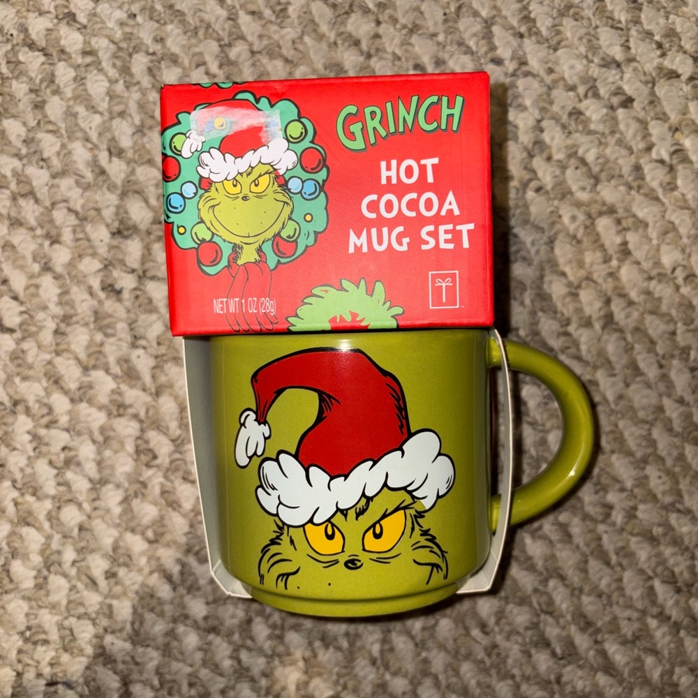 Grinch Hot Cocoa Mug Set
